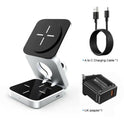 3 in 1 Foldable Magnetic Wireless Charger Stand for Iphone 15, 14, 13 Pro/Max/Plus, Airpods 3/2 Station Dock Fast Charger Holder - RtrStore
