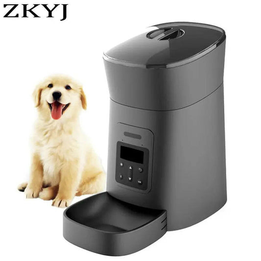 4L 6L Camera Video Automatic Pet Feeder Smart Schedule Timmer Dog Feeding for Cats Auto Meals Pet Dry Food Dispenser Bowl - RtrStore