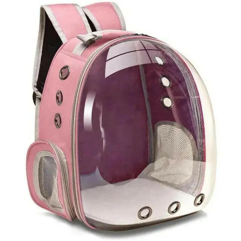 Cat Pet Carrier Backpack Transparent Capsule Bubble Pet Backpack Small Animal Puppy Kitty Bird Breathable Pet Carrier for Travel - RtrStore