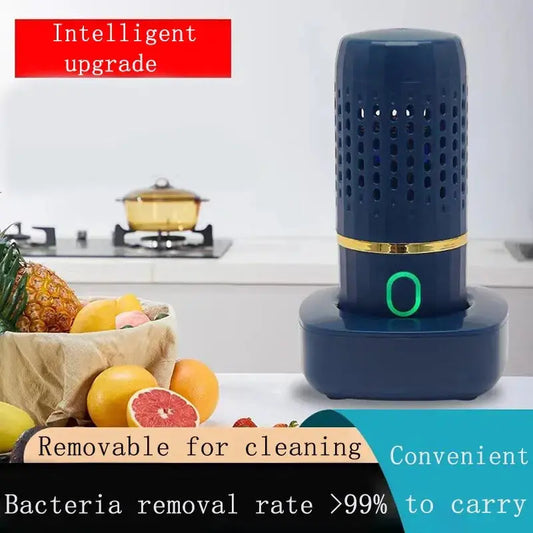 Dark Blue Meat Fruit and Vegetable Purifier Home Portable Fruit and Vegetable Cleaner Remove Pesticide Residue Vegetable Washer - RtrStore