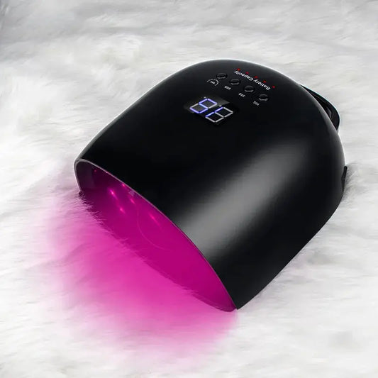 Rechargeable Nail Lamp 86W Wireless Gel Polish Dryer Red Light Manicure Light with Handle Cordless Nail UV LED Lamp - RtrStore