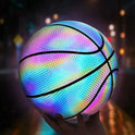 Size 7 Night Glow Basketball PU Wear Resistant Anti Slip Indoor Outdoor Adults Training Competition Ball Reflective Basketball - RtrStore