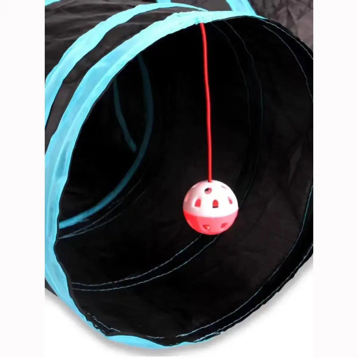 Wear-resistant Cat Play Tunnel Foldable Pet Animal Tunnels with Crinkle Playing Toy for Cats Guinea Pig Rabbits Funny Cat Supply - RtrStore